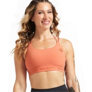 Peloton cadent lurex strappy bra / NWT / Size S